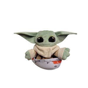 Star Wars The Mandalorian Grogu Plush Toy & Carrier Hand Puppet By Hasbro 6 Inch